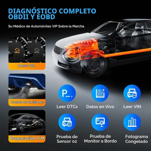 Vista 5 de Launch Lector de código de herramienta de escaneo de diagnóstico CR529 OBD2