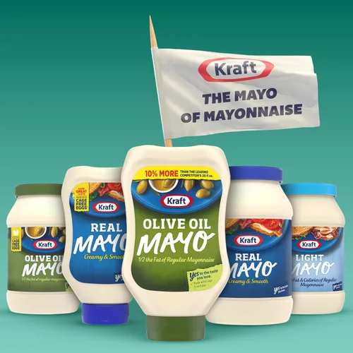 Vista 8 de Kraft Mayonnaise, Mayo with Olive Oi, 22 fl oz Bottle