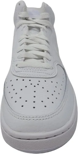 Vista 3 de Nike Tenis Court Vision Mid para mujer, NegroBlanco, 7