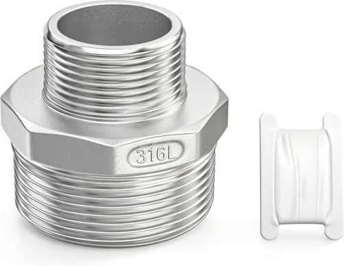 Vista 31 de TAISHER 10 pezones hexagonales 316L, montaje de tubería 3/8 "macho NPT