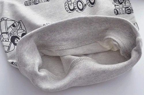 Vista 6 de DDSOL Sudaderas de manga larga para niños pequeños, diseño de dinosaurio, cuello redondo, alfabeto