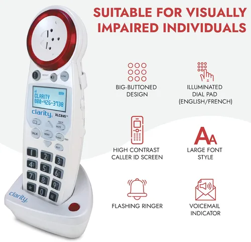 Vista 3 de Clarity 59860.001 XLC8HS Auricular Ampliable para Clarity XLC8