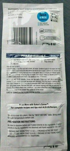Vista 2 de 1 tira de 3 panaderos esquina de elevación rápida instantánea de elevación rápida pan de levadura para hornear seco
