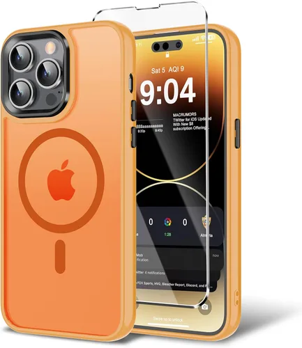 Vista 125 de Funda para iPhone 11 con protector de pantalla, compatible con MagSafe, ultra delgada, translúcida, mate, a prueba de golpes, color negro