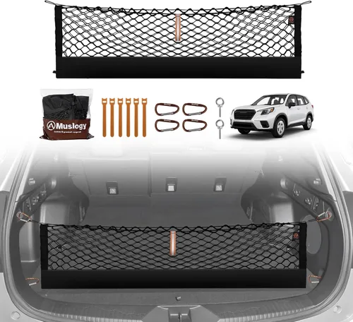 Vista 42 de Muslogy Red de carga para maletero estilo sobre compatible con accesorios Jeep Grand Cherokee L 2021-2024 2025, organizador de maletero de ajuste