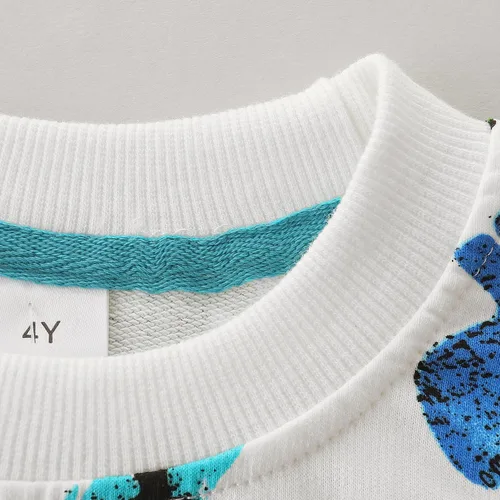 Vista 10 de Bumeex Sudaderas con cuello redondo para niños de 2 a 7 años
