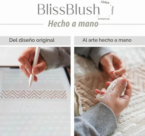 Vista 2 de BlissBlush Funda Decorativa de Almohada Lumbar de 12x20 Juego Combinado de 2 Color Crema Blanco Neutro Rectangular Estilo Bohemio Funda de Almohada