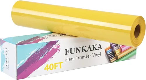Vista 28 de FUNKAKA Paquete de vinilo HTV de transferencia de calor con purpurina, 12 rollos de vinilo para planchar de 12 pulgadas x 3 pies para camisetas, 12