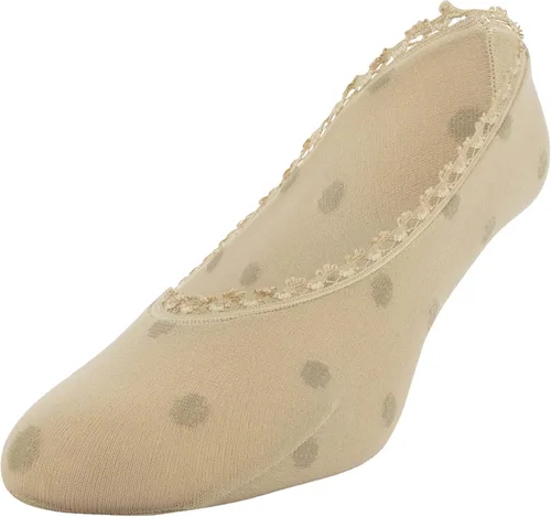 Vista 3 de Peds Forro clásico de punto ultra bajo para mujer con pestaña de gel, 6 pares