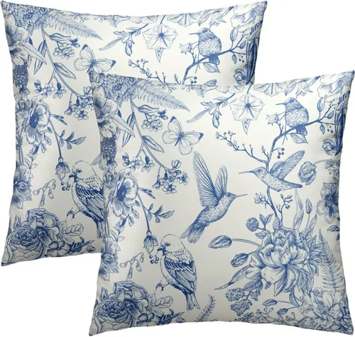Vista 37 de Fundas de Almohada de Bosque de Pinos 22x22 Juego de 2, Fundas de Almohada Decorativas de Árboles de Abeto y Cedro Verde Nieve Beige de Invierno