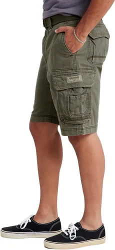 Vista 53 de Unionbay Survivor pantalones cortos de cargo con cinturón para hombre