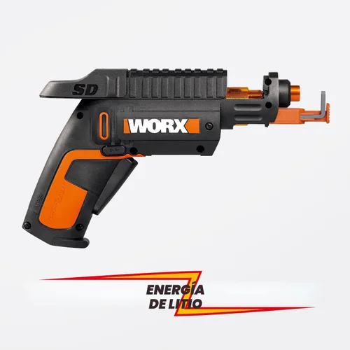 Vista 12 de Worx WX255L - Destornillador eléctrico de 4 V, juego de destornilladores eléctricos inalámbricos recargables con 6 brocas, soporte para tornillos
