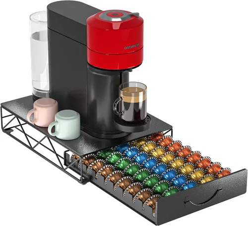 Vista 10 de HFHOME Cajón de cápsulas de café, compatible con cápsulas Nespresso Vertuo