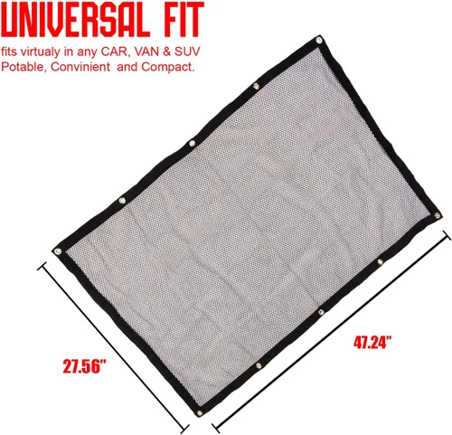 Vista 2 de Barrera con red para mascotas Zone Tech – Malla universal para mascotas para vehículo