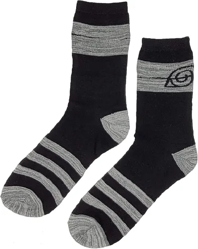 Vista 2 de Ripple Junction Naruto Shippuden Symbols - Paquete de 2 calcetines novedosos