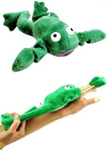Vista 2 de Muñeco de peluche de animal con tirachinas volador y gritos, lanza hasta 50 pies (- Juego completo de 6 piezas)