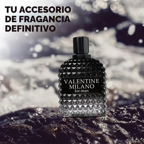 Vista 2 de AFLUXE Valentine Milano EDT Colonia para hombre con bolsa de regalo