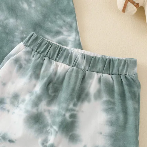 Vista 5 de Conjunto de ropa de algodón de verano de 2 piezas para bebés y niños pequeños