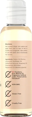 Vista 2 de Coera Aceite para el cabello de menta y romero 4 fl oz (118 ml)