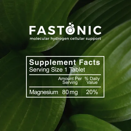 Vista 5 de True Cellular Formulas Fastonic Suplemento de hidrógeno molecular, nivel Elite de porciones H2-60 (60 tabletas) sin OMG, sin gluten, sin soja, ayuno