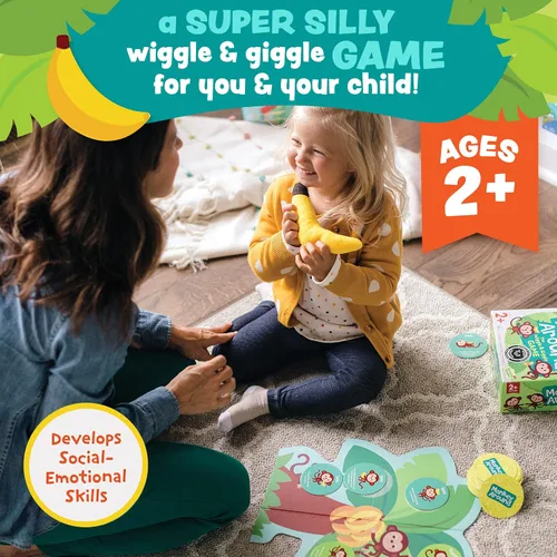 Vista 2 de Juego de movimiento para niños de 2 años, Peaceable Kingdom Monkey Around
