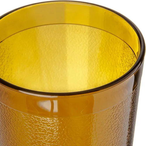 Vista 4 de Carlisle FoodService Products - Vaso de plástico inastillable, apilable, libre de bisfenol A, 12 onzas, ámbar, 521213 (paquete de 72)