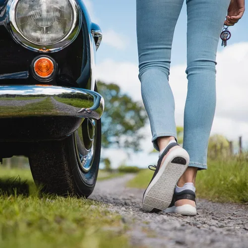 Vista 8 de piloti Vittoria - Zapatos de conducción de cuero italiano para mujer