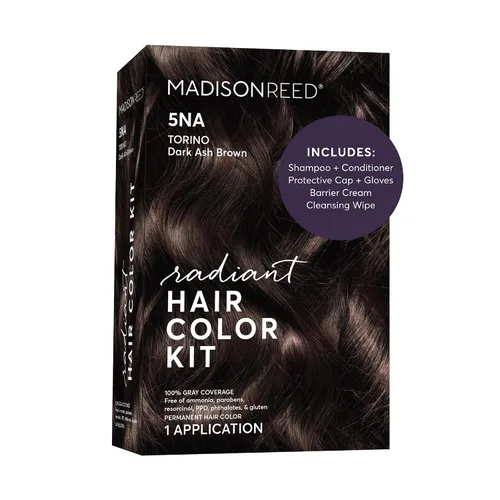 Vista 38 de Madison Reed - Kit de tinte radiante para el cabello, tinte permanente para el cabello, 100 % cobertura de canas, sin amoníaco, negro Parma 2.5NNN