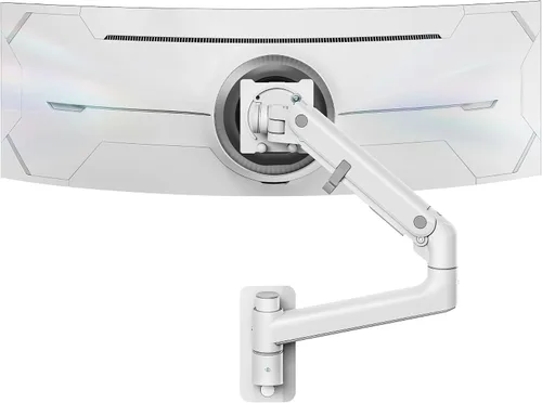 Vista 10 de monTEK Soporte de pared para monitor para pantallas ultraanchas de 17-57" hasta 59.4 libras, brazo de monitor individual de resorte de gas