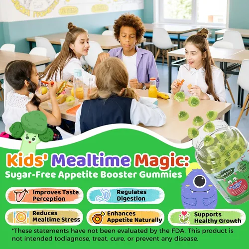 Vista 8 de Q'ankyaq Gotas líquidas de apoyo para la tiroides, apoyo tiroideo para mujeres, gomitas potenciadoras del apetito para niños a partir de 3 años