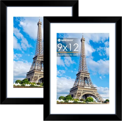 Vista 21 de NEXCOVER Portarretratos de 8.5 x 11 pulgadas, color negro, 10 unidades, marcos de fotos de 8.5 x 11 pulgadas con plexiglás HD inastillable, marcos