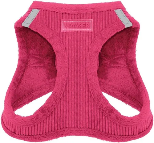 Vista 21 de Best Pet Supplies - Arnés para todo clima de malla y felpa, reflectante y antitirones, para perros/gatos pequeños/medianos, cierre de gancho y felpa