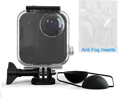 Vista 7 de Carcasa impermeable para pantalla táctil para GoPro MAX 360, protección de buceo, cubierta de buceo subacuática para Go Pro Max accesorios de cámara