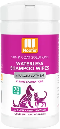 Vista 5 de Nootie Toallitas de champú sin agua, melón de pepino, fragancia duradera