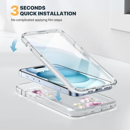 Vista 886 de DIACLARA - Funda transparente compatible con iPhone XR 6.1 pulgadas 2018