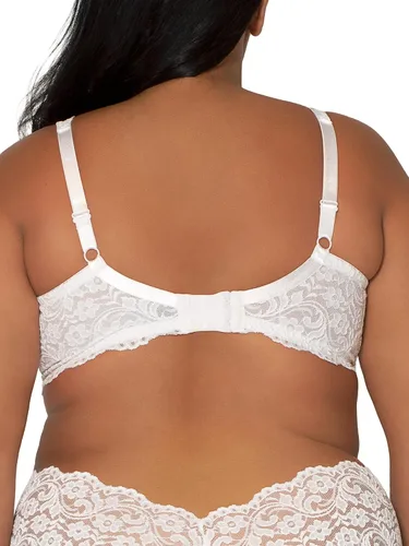 Vista 2 de Smart & Sexy - Brasier de encaje distintivo, talla grande, sin forro, con aro, para mujer, con soporte adicional