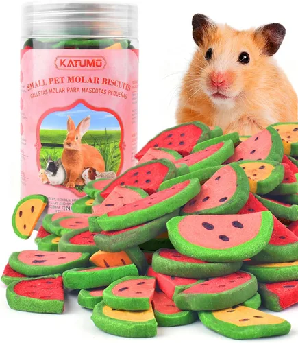 Vista 7 de KATUMO Juguetes masticables de conejo de 11.64 oz, palitos y golosinas