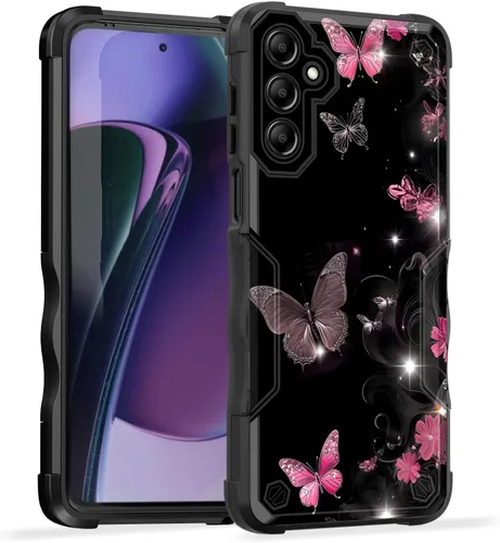 Vista 130 de Funda para Galaxy A14 5G, [Doble Capa][Protección contra Caídas de Grado Militar de 10 Pies] [Antideslizante] Funda Resistente a Prueba de Golpes