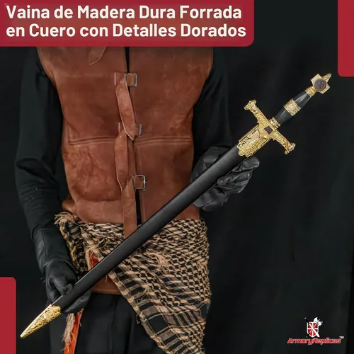 Vista 5 de Armory Replicas™ - Gran espada del rey Salomón y tamaños para coleccionistas y entusiastas - Opciones diversas para cada entusiasta de la espada
