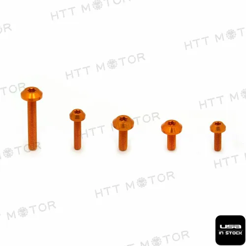 Vista 5 de MT215-020 - Kit completo de pernos de carenado para motocicleta Gloden Sportbike