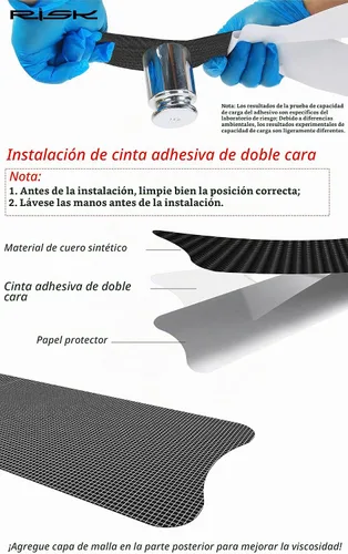 Vista 5 de Cinta adhesiva protectora para marco de bicicleta, protector de cadena, resistente a los arañazos, resistente a los arañazos