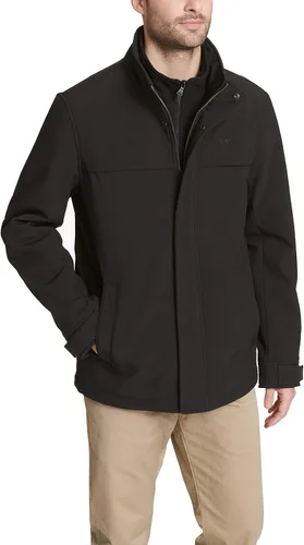 Vista 4 de DOCKERS Men's Dwight Soft Shell Bib Jacket
