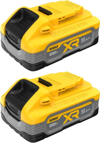 Vista 10 de DEWALT 20V MAX 5 Ah Lithium Ion Battery 2-Pack (DCB205-2)