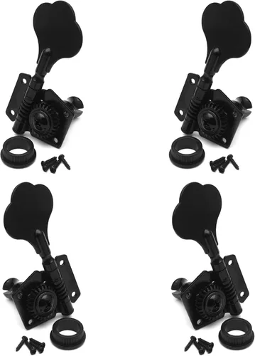 Vista 12 de MAXCHEER Afinadores de Guitarra y Bajo, Clavijas de Afinación de Guitarra Bajo, Clavijero Sellado de Relación, Repuesto de Cabezal de Máquina