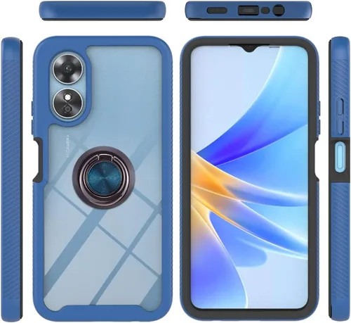 Vista 74 de Funda compatible con Xiaomi Poco X3 NFC, compatible con Xiaomi Poco X3 Pro/Poco X3 Ring Stand 3 en 1, color negro