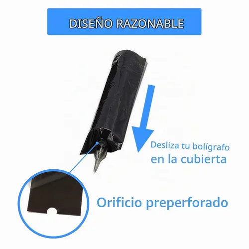 Vista 5 de Black Tattoo Machine Pen Covers 400 Pcs 2.6x7" Bolsas de protección Negro