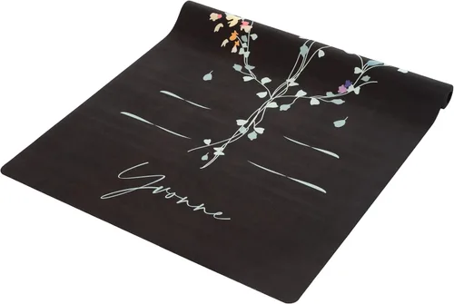 Vista 6 de Yvonne Hummingbird Harmony - Tapete de yoga de viaje, ultrafino, 1/16 de pulgada, ligero, plegable y antideslizante, goma natural ecológica
