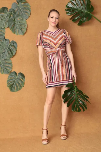 Vista 4 de London Times Women's Short Sleeve Sheath Dress