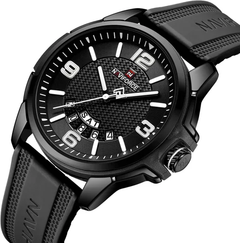 Vista 7 de NAVIFORCE Reloj impermeable para hombres, mujeres, niños y niñas, analógico, militar, deportivo, unisex, correa de silicona