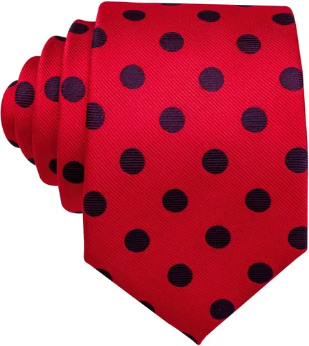 Vista 99 de Barry.Wang Corbatas de seda para hombre, diseño de lunares, gemelos cuadrados de bolsillo, gemelos para negocios, boda